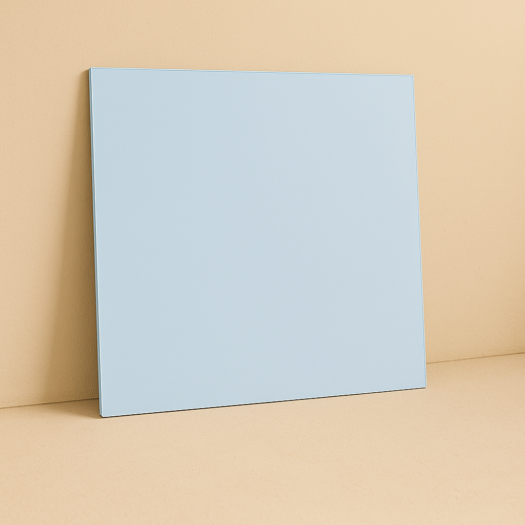 Blank pătrat din plexiglas albastru, baby blue, bleu pentru panou nunta sau botez