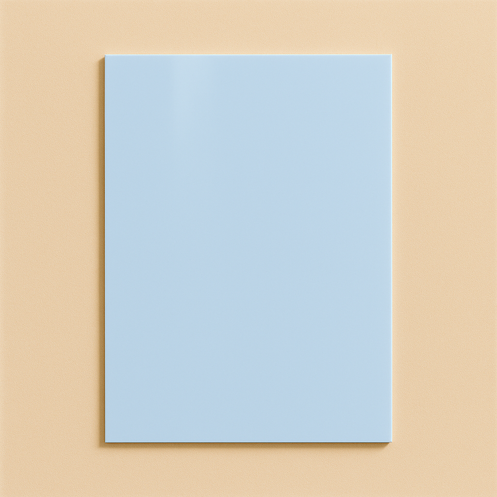 Blank sau baza plexiglas albastru baby, baby blue A5, A4, A3