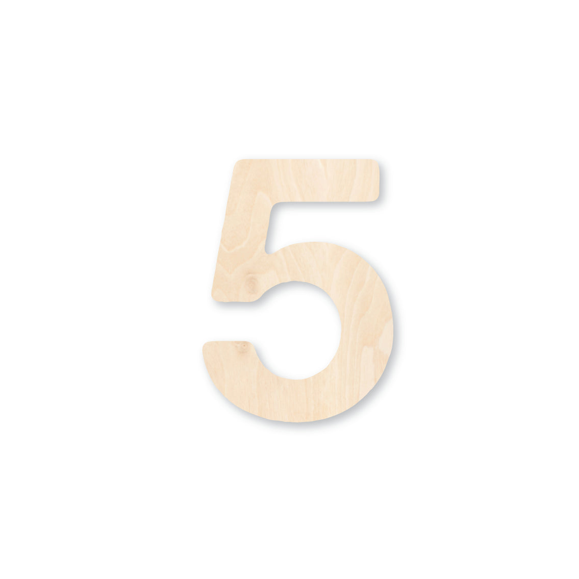 Blankuri set de cifre din lemn