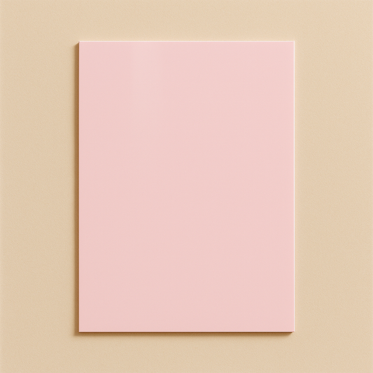 Blank sau baza plexiglas roz pal, baby A5, A4, A3