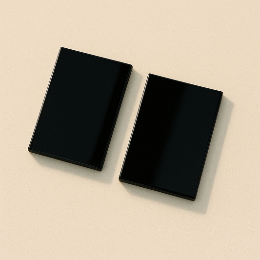 Blank dreptunghi plexiglas negru