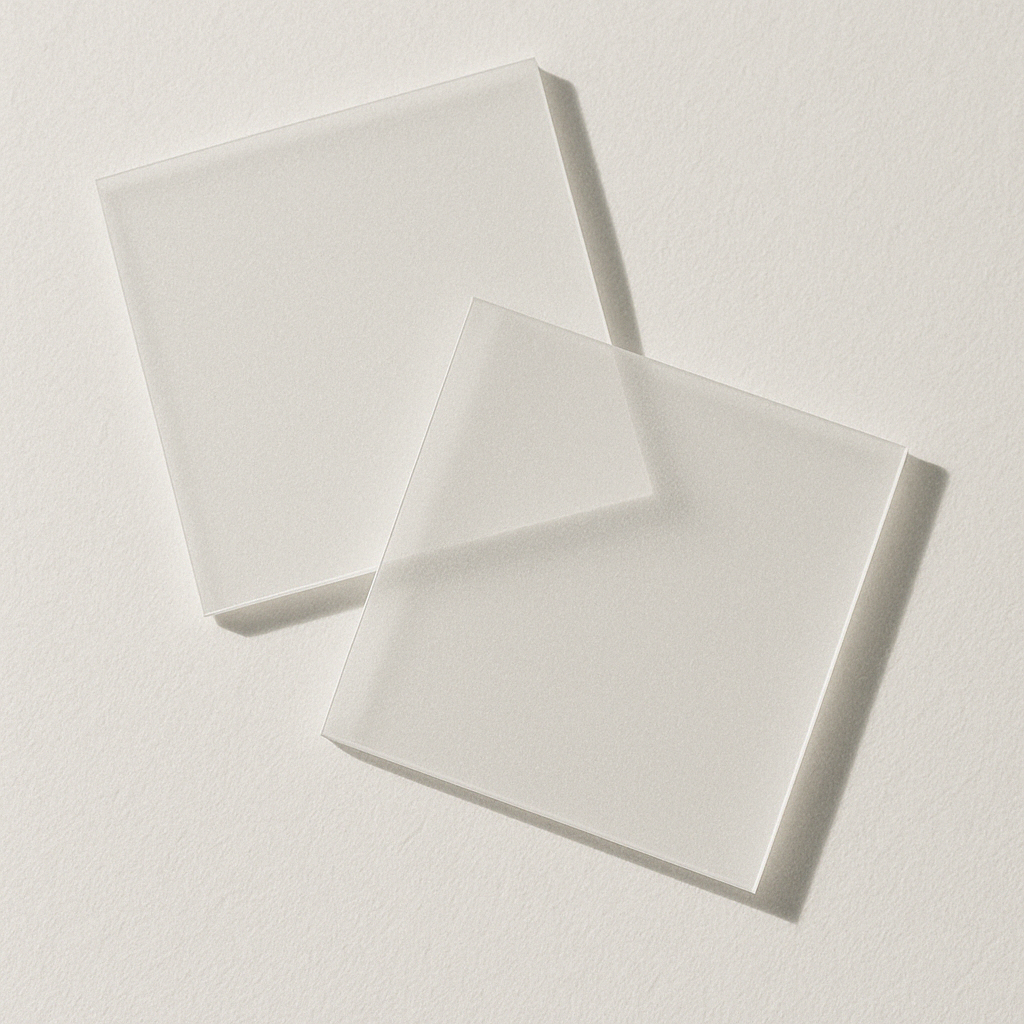 Blank pătrat plexiglas frosted 