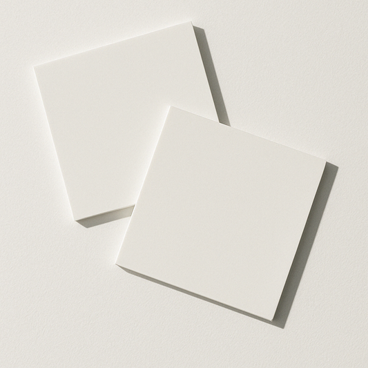 Blank pătrat plexiglas alb