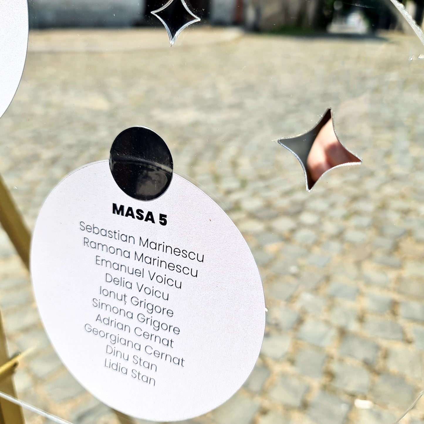 Panou lista invitati sau opis pentru botez