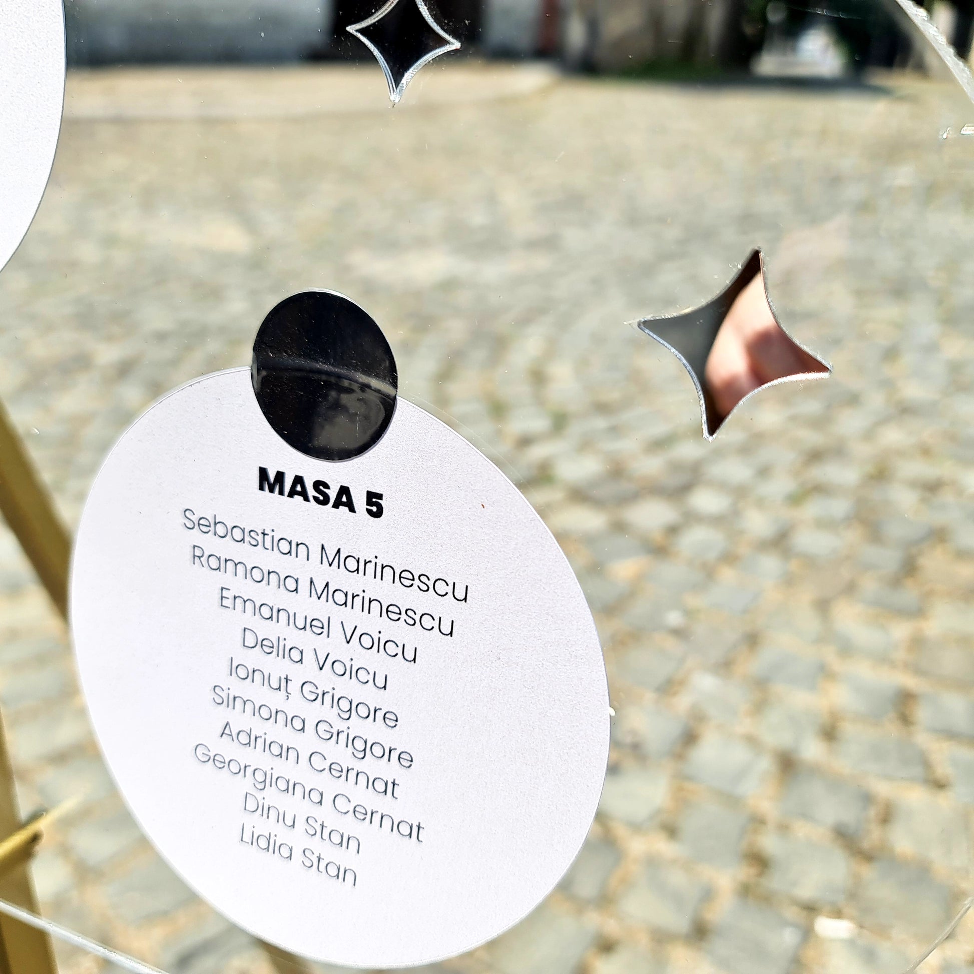 Panou lista invitati sau opis pentru botez